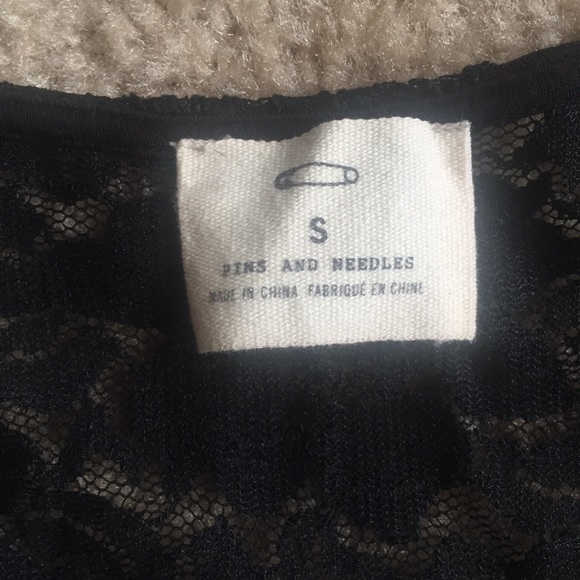 Urban Outfitters Black Lace Dress S - Picture 3 of 5